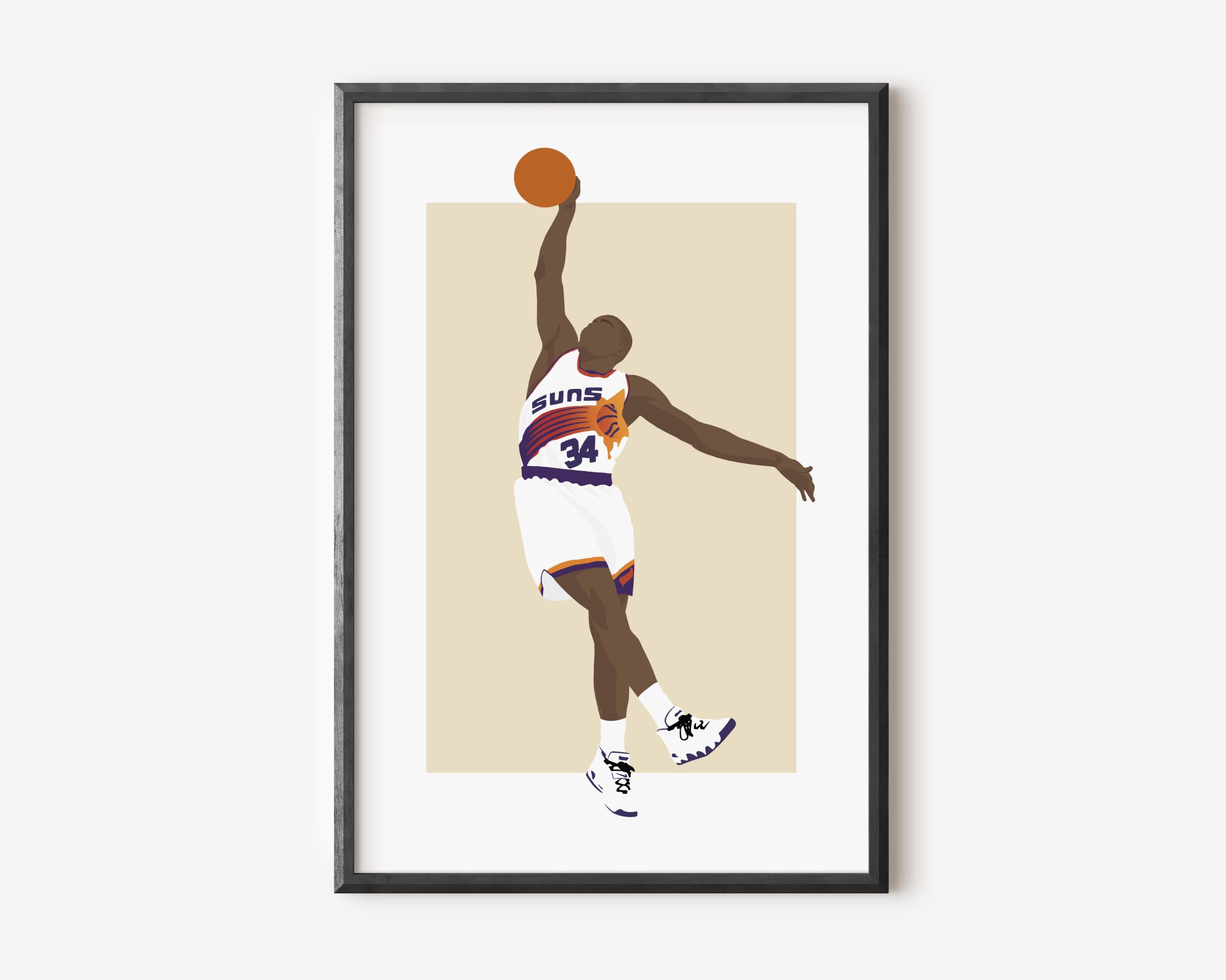 チャールズ・バークレー、フェニックス・サンズ、NBAポスター