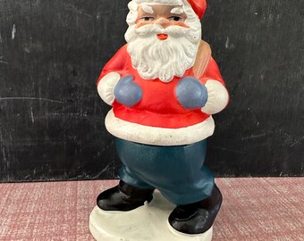 Vintage German Santa Claus Candy Container, Christmas