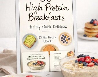 Libro electrónico sobre desayuno rico en proteínas