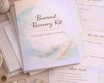 Kit imprimible para la recuperación del agotamiento