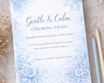 Calme doux - Coloriages pleine conscience