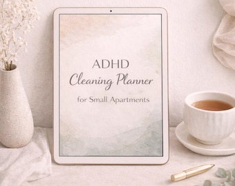 Planificador de limpieza para TDAH en apartamentos pequeños