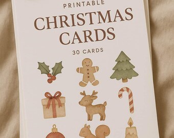 Colección de tarjetas navideñas