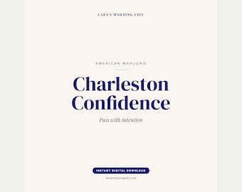 American Mahjong Charleston Guide PDF, Mahjong Passing Cheat Sheet, Charleston Strategy for Beginners, Skill Builder, Digital Download