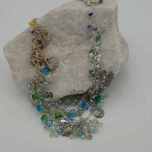 COASTLINE Seashore Charms Double Strand Neclace