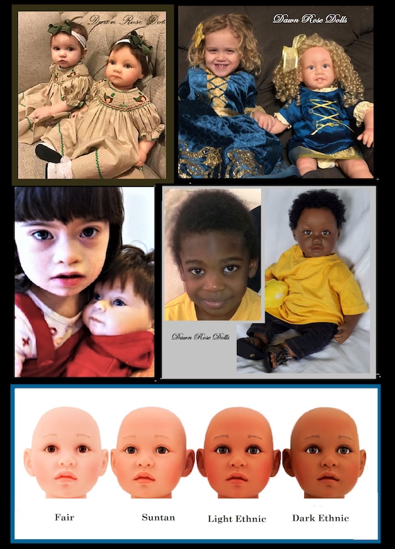 Custom Look Alike Doll 19 22 Baby Or Toddler Etsy