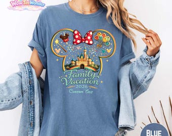 Personalized Family Vacation 2026 Shirts, DisneyTrip 2026 Shirt, Disneyland Family Vacation 2026 Shirt, Disneyland Shirts, Disneyland Tee