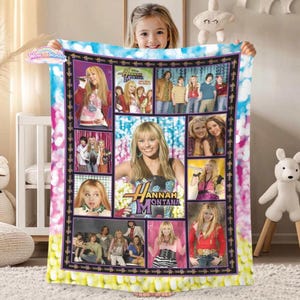 Hannah Montana Blanket, Disneyland Hannah Montana Blanket, Girls Trip Blanket, The Other Side of Me, WDW Blanket Gifts for Her 画像 3