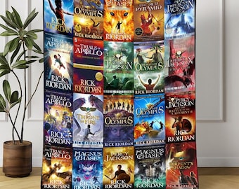 Percy Jackson Camp Half Blood Fleece Blanket, Rick Riordan Bookish Blanket, Funny Rick Riordan Gift, Percy Jackson And The Olympians Blanket