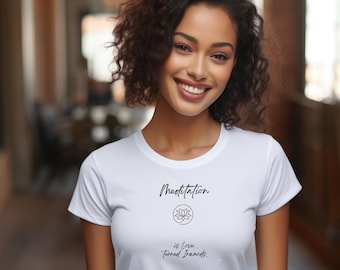 Lotus Flower Meditation T-Shirt: Soft Yoga Tee