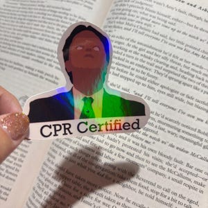 Vinyl Holographic Sticker - CPR Certified