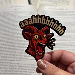 Vinyl Holographic Sticker - Prepotente Screaming