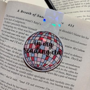 Magnetic Bookmark - In My Reading Era Disco Ball