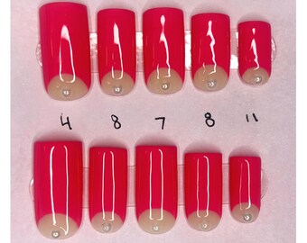 Pink Press On Nails (XS)