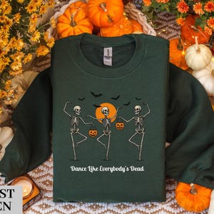 Dancing Skeleton Shirt, Halloween Shirt, Halloween Sweatshirt, Halloween Shirts, Skeleton Sweatshirt, Skeleton Shirt, Pumpkin Shirt, Sweater