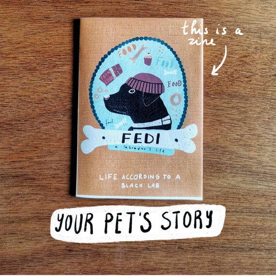 Personalized Pet Story Booklet Custom Cartoon Pet Portrait Pet
