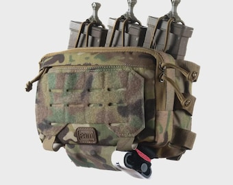 Triple MOLLE Utility Pouch Multicam Admin Pocket Cordura NIR Tactical Organizer Airsoft Gear Made in Ukraine