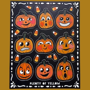 PUMPKINS STICKER SHEET