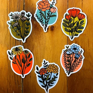 FLOWER CIRCLE STICKER