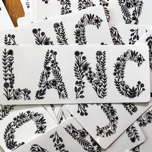 FLORAL STICKER lanc