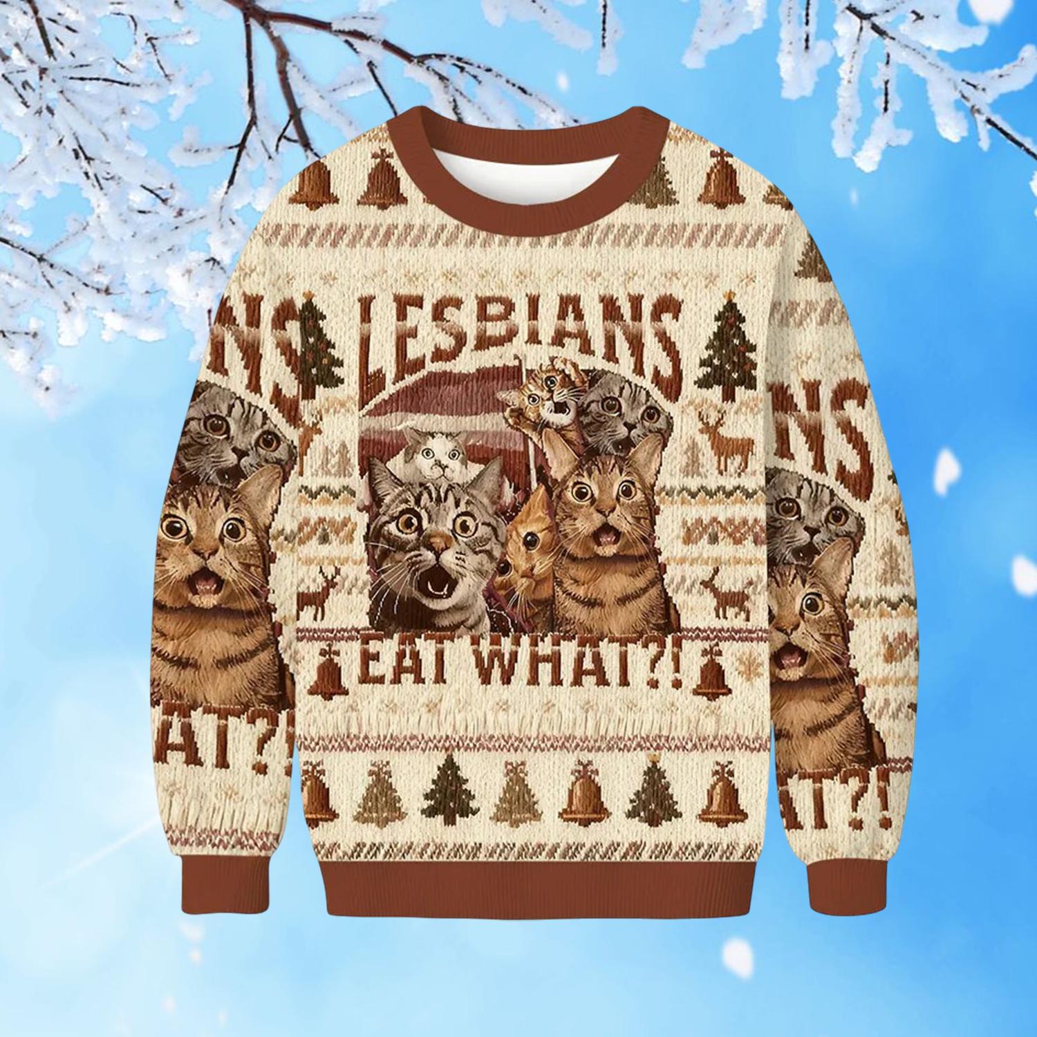 Men's Unicorn Rainbow Gay Pride Ugly Christmas Sweater T-Shirt - Soft Blend, Funny Holiday Graphic Tee, Supportive Apparel