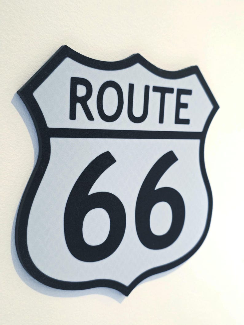 Disney/Pixar Cars Route 66 Sign - Disney Land / Disney World inspired image 1