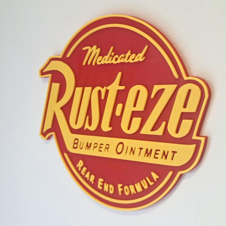 Disney/pixar Cars Rusteze Sign - Disney Land / Disney World Inspired - Etsy