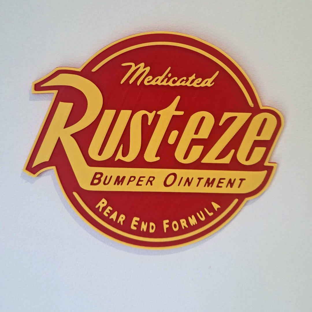Disney/pixar Cars Rusteze Sign - Disney Land / Disney World Inspired - Etsy