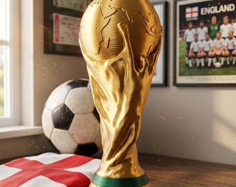 Personalisable World Cup Trophy replica | Custom Name Football / Soccer Gift