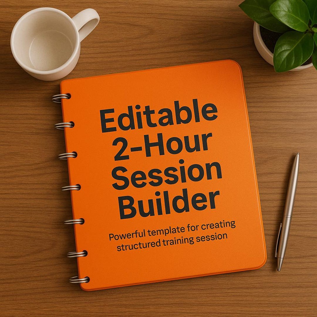 Editable 2-hour Training Session Plan Builder | Powerpoint, Word ...