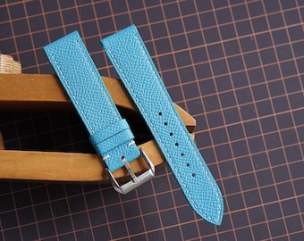 Handmade Epsom Leather Watch Strap- Custom Watch Band