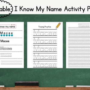 Editable Name Tracing/Activity pack