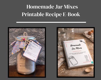 Selbstgemachte Glas-Mix-Rezepte E-Book | DIY Vorratskammer & Geschenkideen (Digitaler Download)