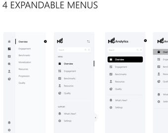 Power BI Nav Menu Template
