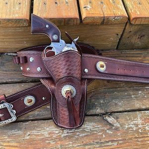 Cowboyleren snel te trekken holster: past op Colt SAA, Uberti, Ruger Vaquero