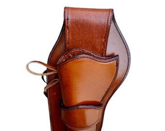 Étui pour revolver en cuir fabriqué à la main : style western cowboy, Colt SAA, Ruger Vaquero États-Unis