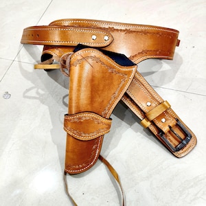 Western Drop Holster Fits Colt SAA Ruger New Vaquero Single Six Uberti Cattleman Pietta 1873 Gift for her
