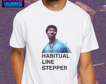 T-shirt Habitual Line Stepper : T-shirt graphique en coton unisexe