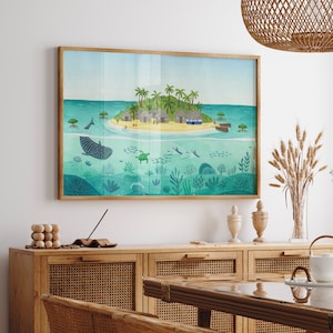 Walhai Druck, Aquarell Giclée-Druck, Wal giclee Druck, Aquarell Wal, Wal Illustration, Giclee Kunstdruck, Giclée-Druck