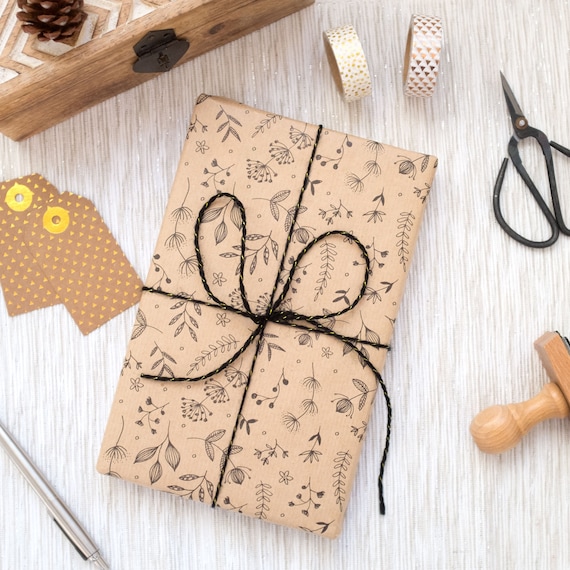 Gift wrapping paper christmas gift wrap Kraft gift wrap Etsy