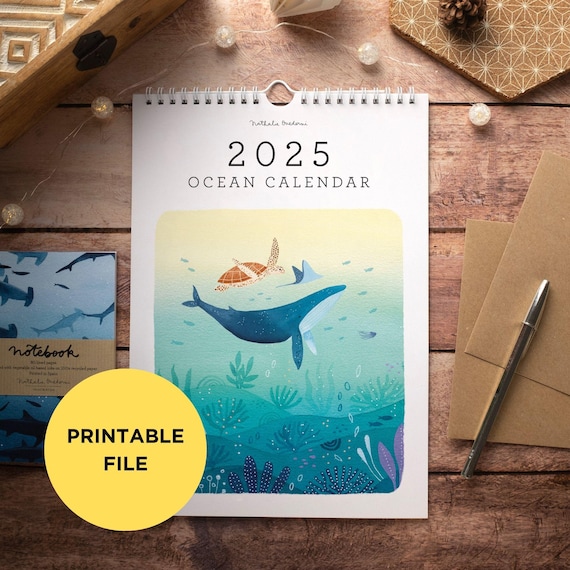 2025 PRINTABLE Calendar, 2025 Printable Wall calendar, digital 2025 calendar, Monthly planner calendar