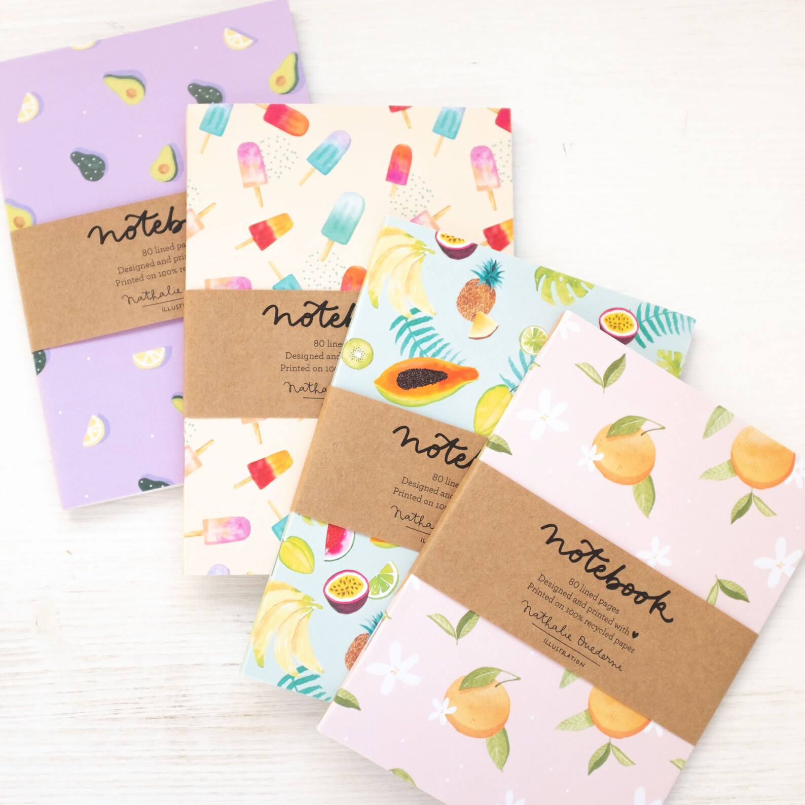 Food journal pastel notebook pastel journal Food diary Etsy