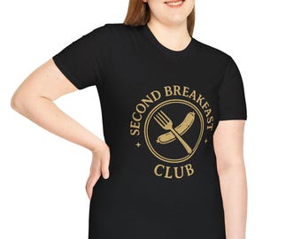 Zweites Frühstücksclub Shirt, lustiges Fantasy Film T-Shirt, Buch Liebhaber Geschenk für Sie und Ihn, Bücherwurm Shirt, Geeky Fan Geschenk