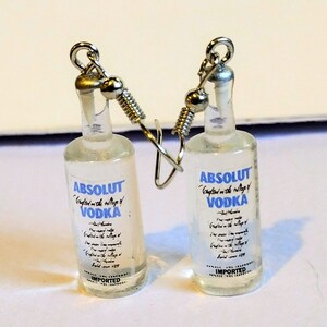 Vodka Drinking Earrings