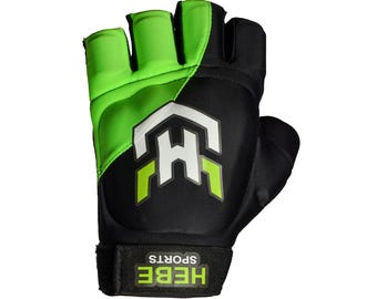 HEBE SPORTS Half Finger Hockeyhandschuhe: Gepolsterter Griff, leichtes Training
