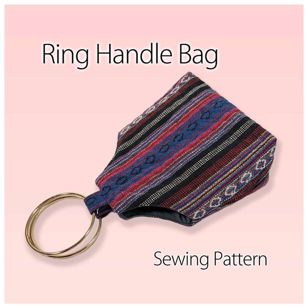 Ring Handle Bag Sewing Pattern PDF | DIY Handbag Pattern | Beginner ...