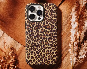 Leopard Print Phone Case, Classic, Animal Print Cover Compatible For iPhone 17 16, 15, 14, 13, 12, 11 Pro Max ,Samsung S25 S24 S23 S22 Ultra