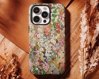 Flower Garden Phone Case, Pretty Floral Case, Vintage Art Botanical,iPhone 17 16, 15, 14, 13, 12, 11 Pro Max ,Samsung S25 S24 S23 S22 Ultra