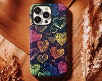 Colorful Abstract Floral Phone Case,Artistic Watercolor Flower,iPhone 17 16, 15, 14, 13, 12, 11 Pro Max ,Samsung S25 S24 S23 S22 Ultra