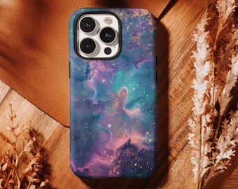 Mysterious Cosmic Nebula Case,Universe Clouds Celestial Sky Stars,iPhone 17 16, 15, 14, 13, 12, 11 Pro Max ,Samsung S25 S24 S23 S22 Ultra